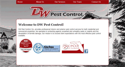 Desktop Screenshot of dwpestcontrol.com